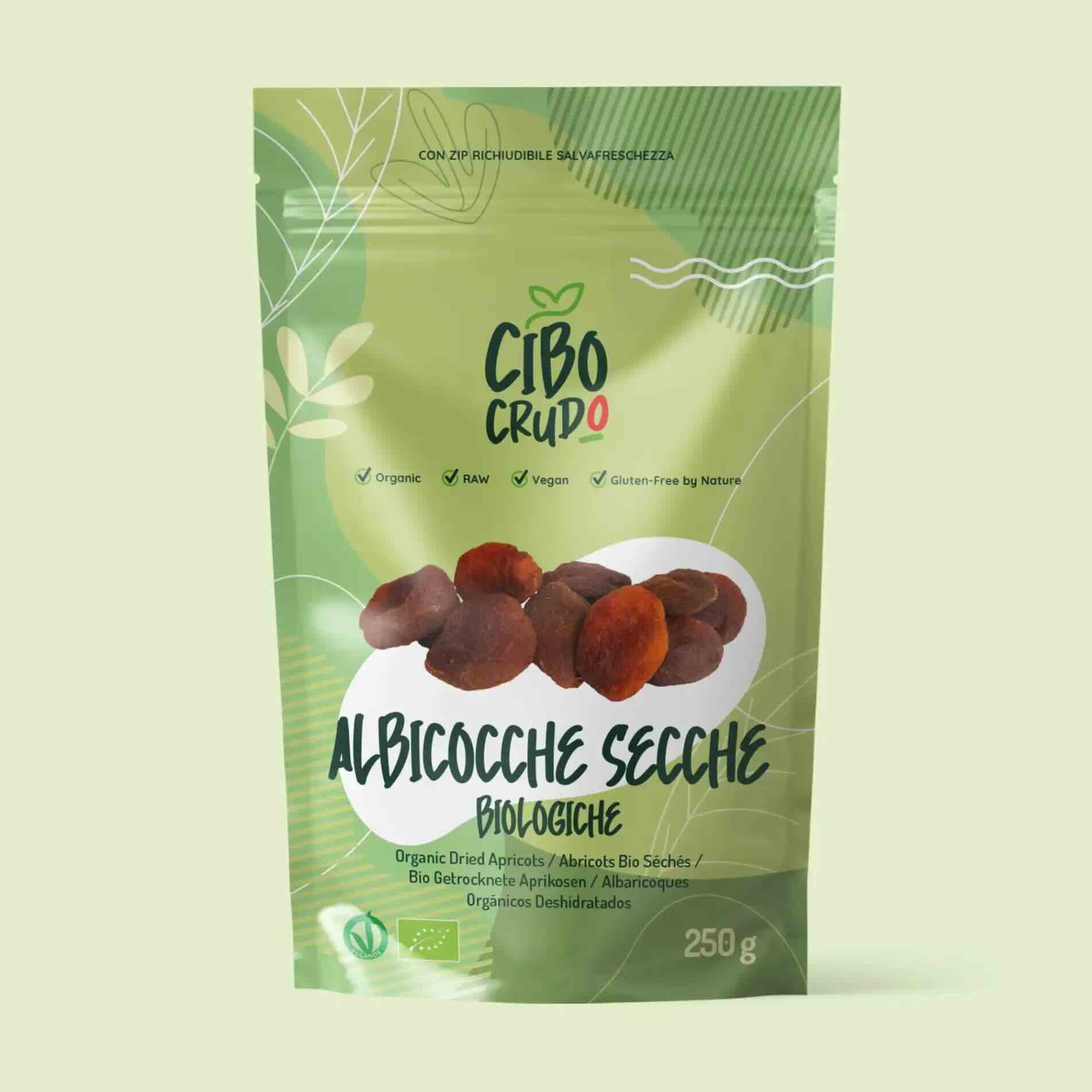 Albicocche Secche Crude Bio - Raw Organic - 250g